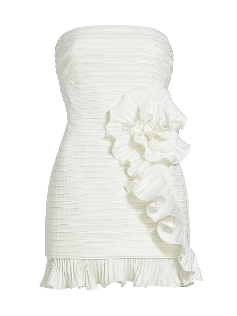 AMUR Isla Ruffle-Trim Minidress 1