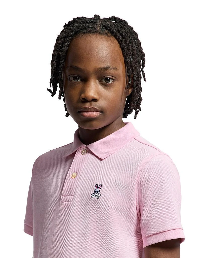 Psycho Bunny Unisex Classic Piqué Polo - Little Kid, Big Kid 10
