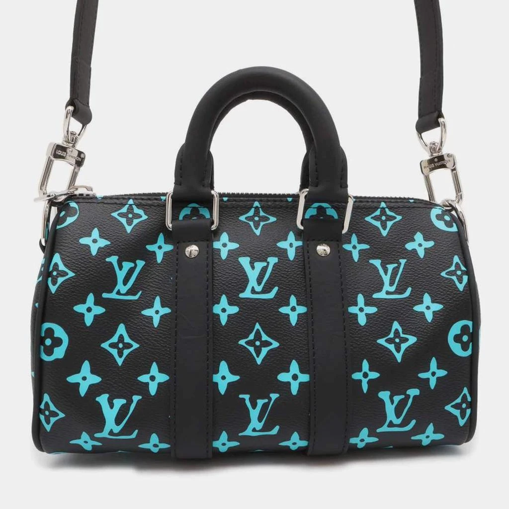 Louis Vuitton Louis Vuitton Keepall Noir/Blue Monogram Playground Size 25 1