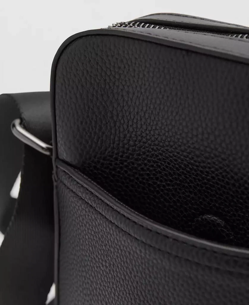 Mango Men
s Patent Faux-Leather Shoulder Bag 3