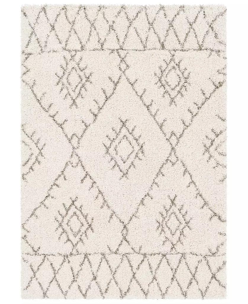 Surya Serengeti Shag SGT-2301 White 7'10" x 10'3" Area Rug