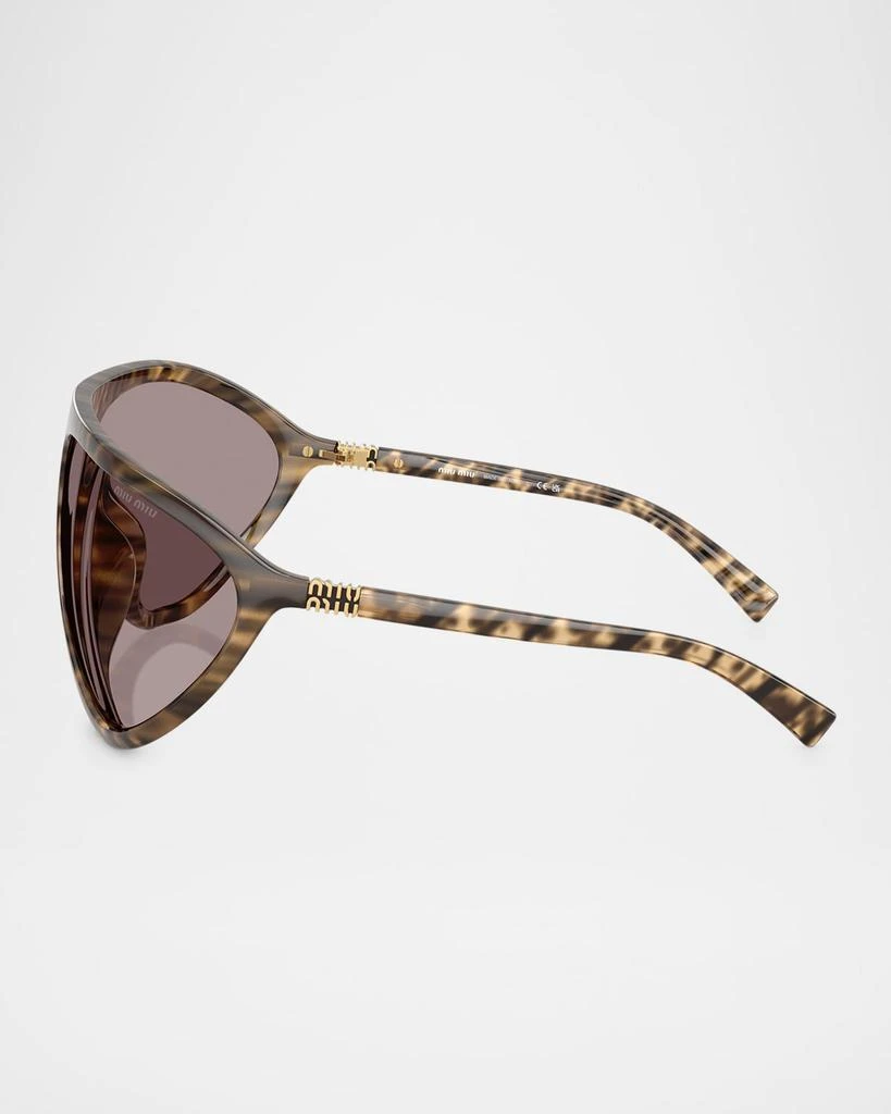 Miu Miu A01S Plastic Shield Sunglasses 2