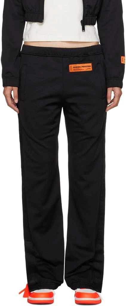 Heron Preston Black Patch Lounge Pants 1