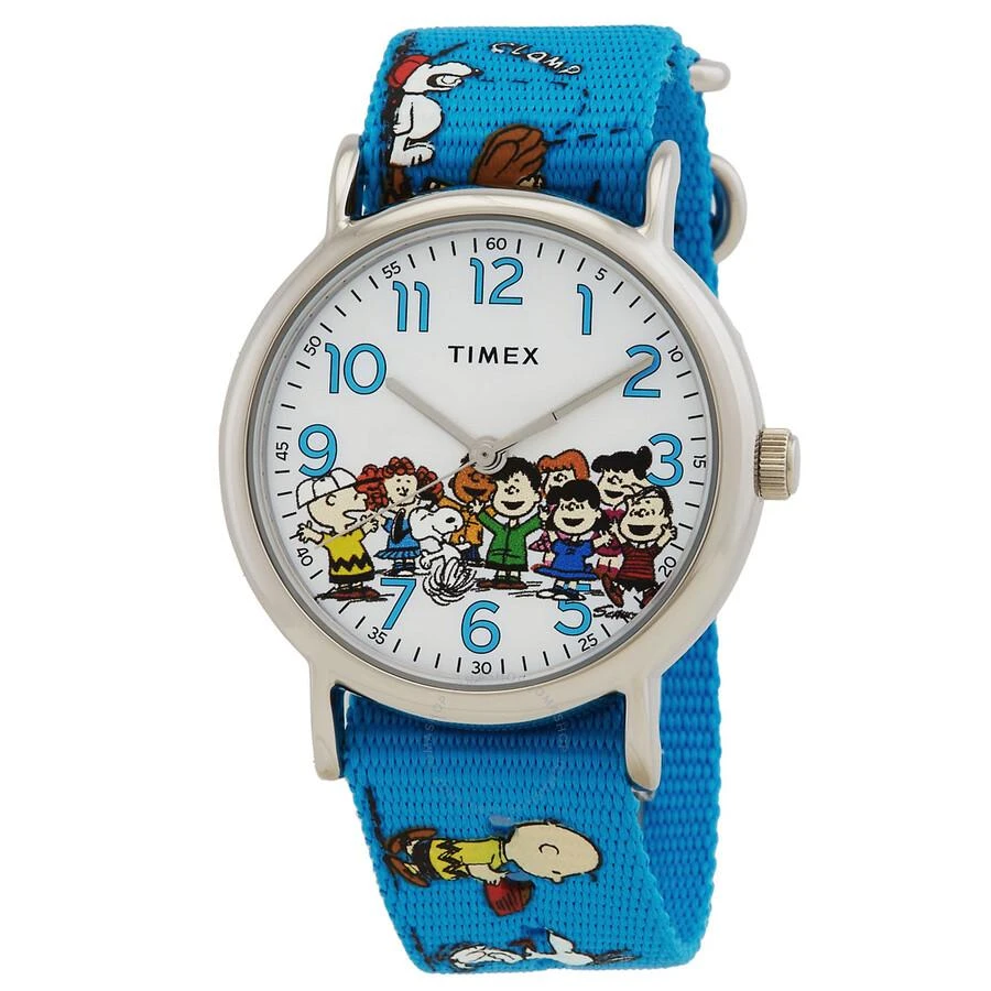 Timex Weekender x Peanuts Quartz White Dial Men's Watch TW2W19400GP 1