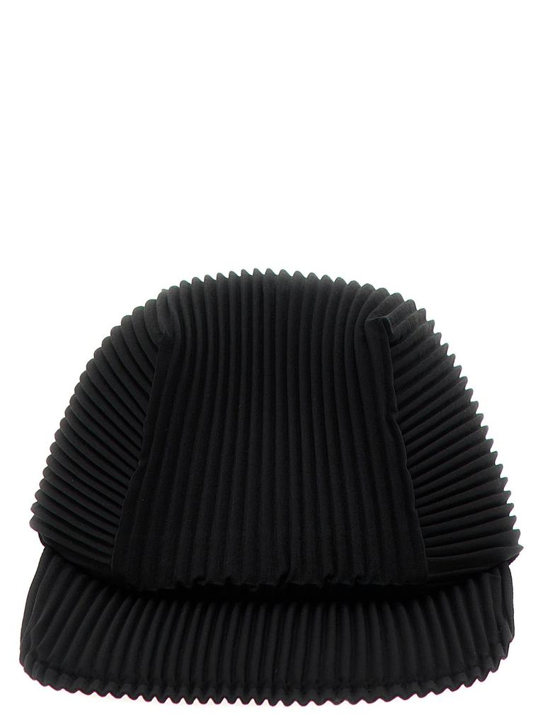 BEANIE SCARF HOMME PLISSÉ ISSEY MIYAKE HOMME PLISSÉ ISSEY MIYAKE: Khaki Beanie Scarf | SSENSE