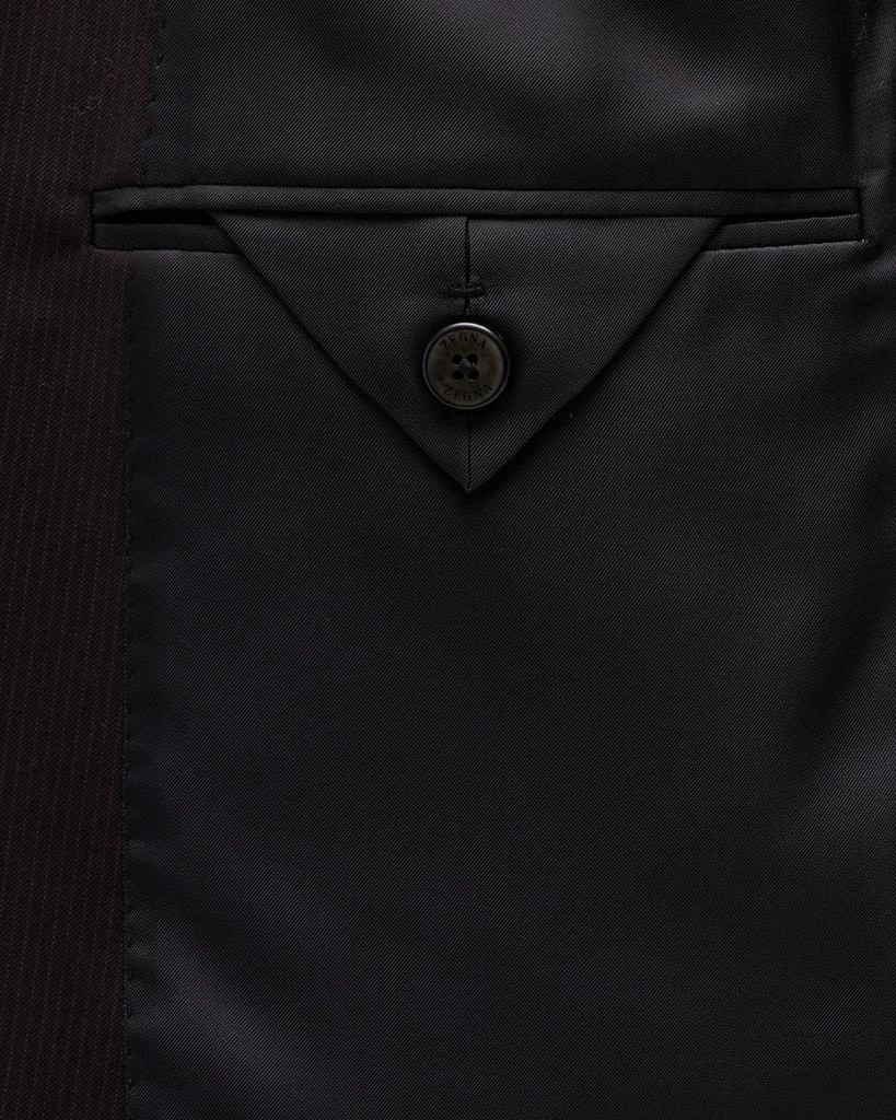 Zegna Men's Narrow Tonal Stripe Wool Suit 6