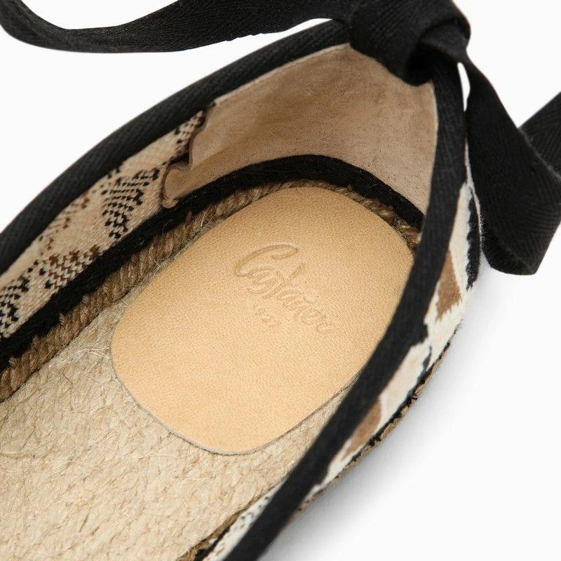 CASTAÑER CARINA LOW ESPADRILLES IN MULTICOLOURED CROCHET 5