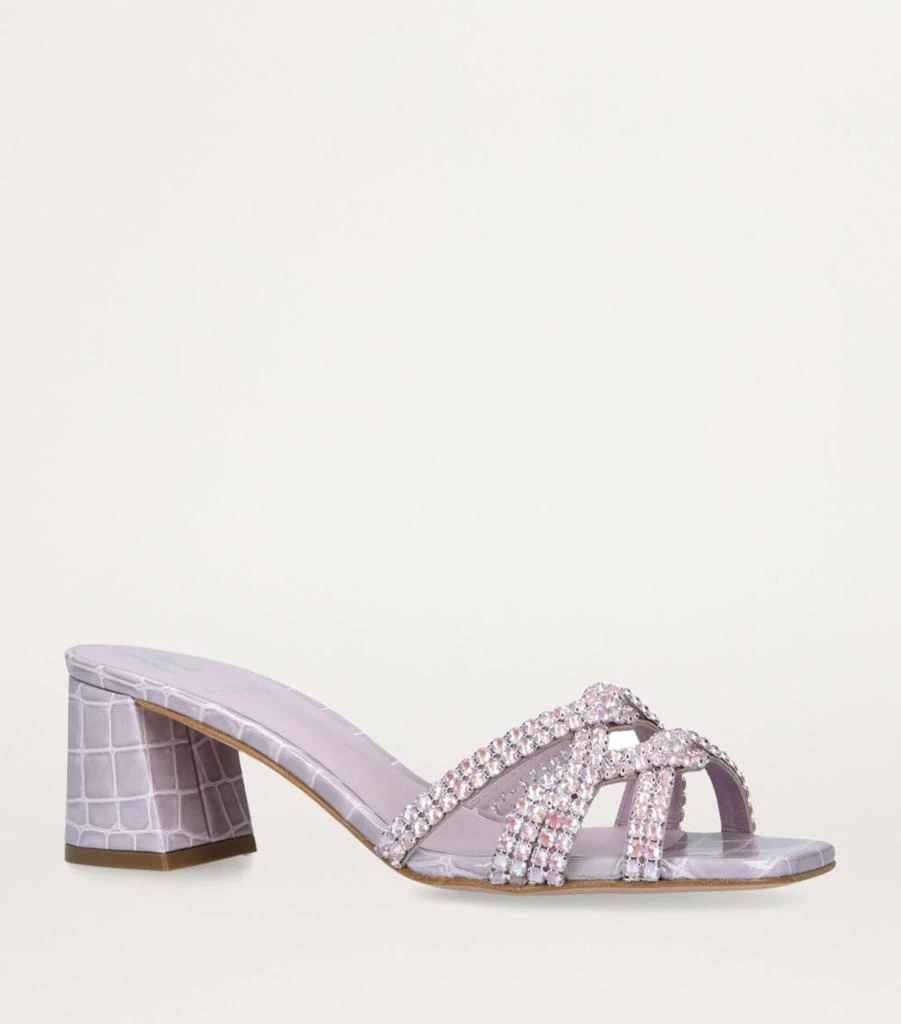 Gina Leather Rego Heeled Mules 55 3