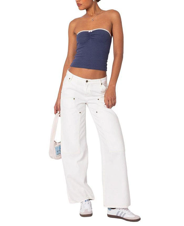 Edikted Ayla Low Rise Carpenter Jeans 2