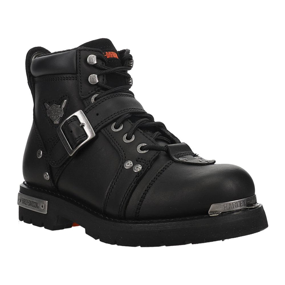 Harley Davidson Brake Buckle Motorcycle Round Toe Boots