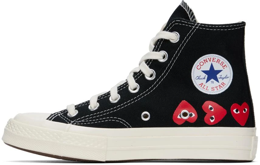 Comme des Garcons Black Converse Edition Chuck 70 Multi Heart Sneakers 3