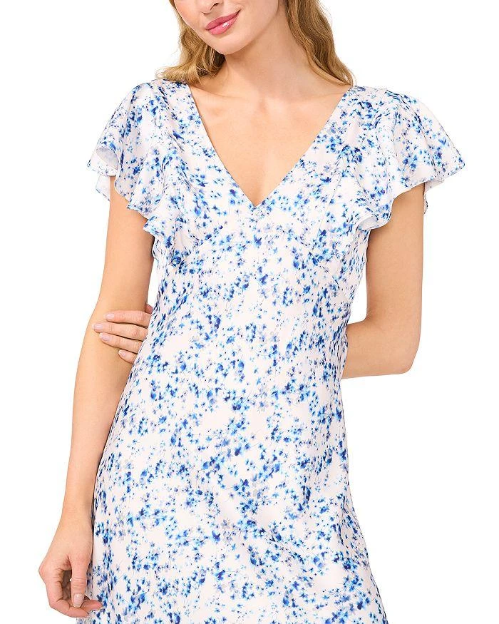 CeCe Short Sleeve V Neck Slip Dress 3