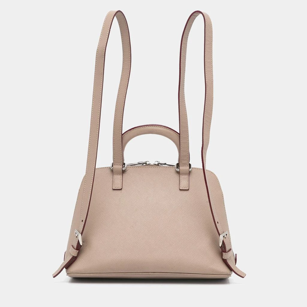Prada Prada Nude Saffiano Lux Promenade Backpack 5