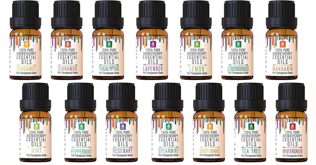 PURSONIC 100% Pure Essential Aromatherapy Oils Gift Set,10ML (14 Pack) 1