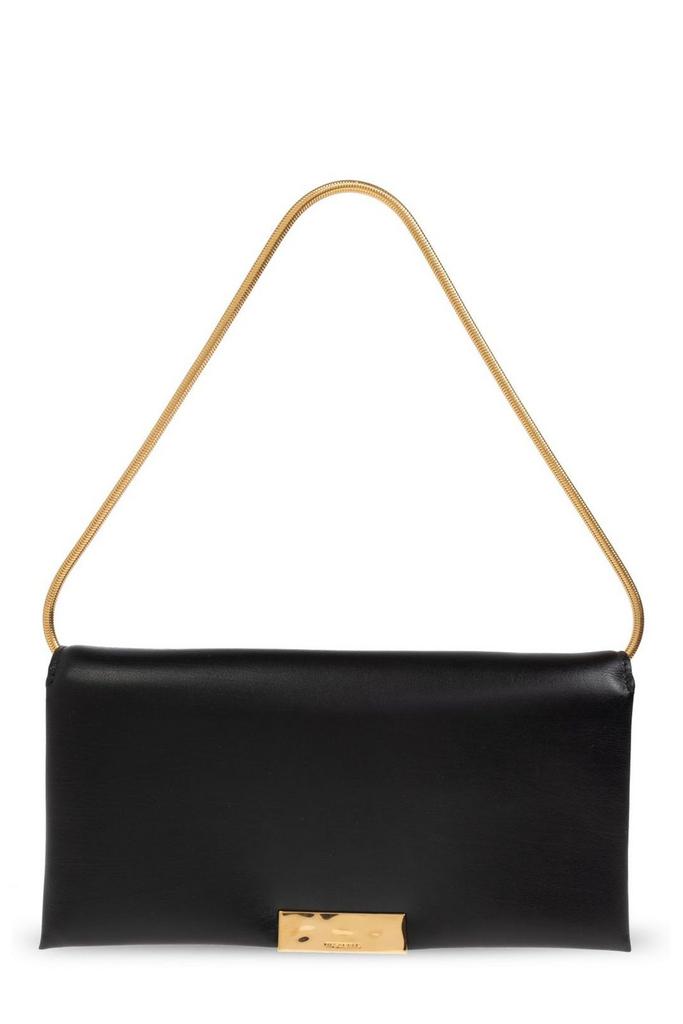 Jil Sander Black shearling clutch - Handbags - Compare