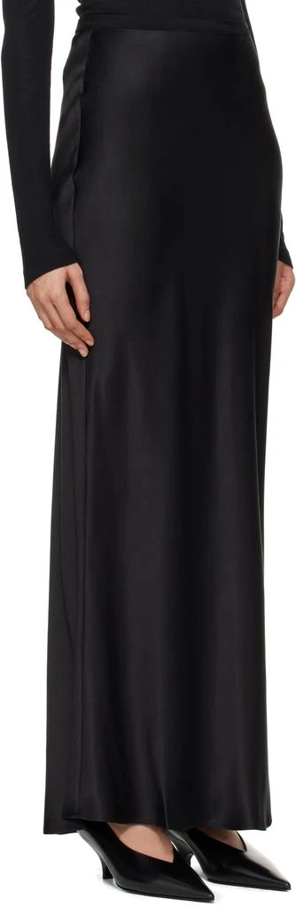 ANINE BING Black Bar Silk Maxi Skirt 2