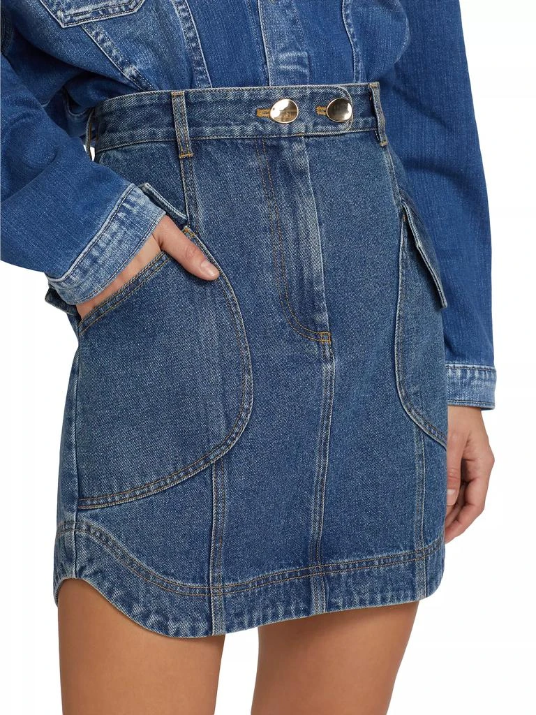 Acler Glenfern Denim Miniskirt 6