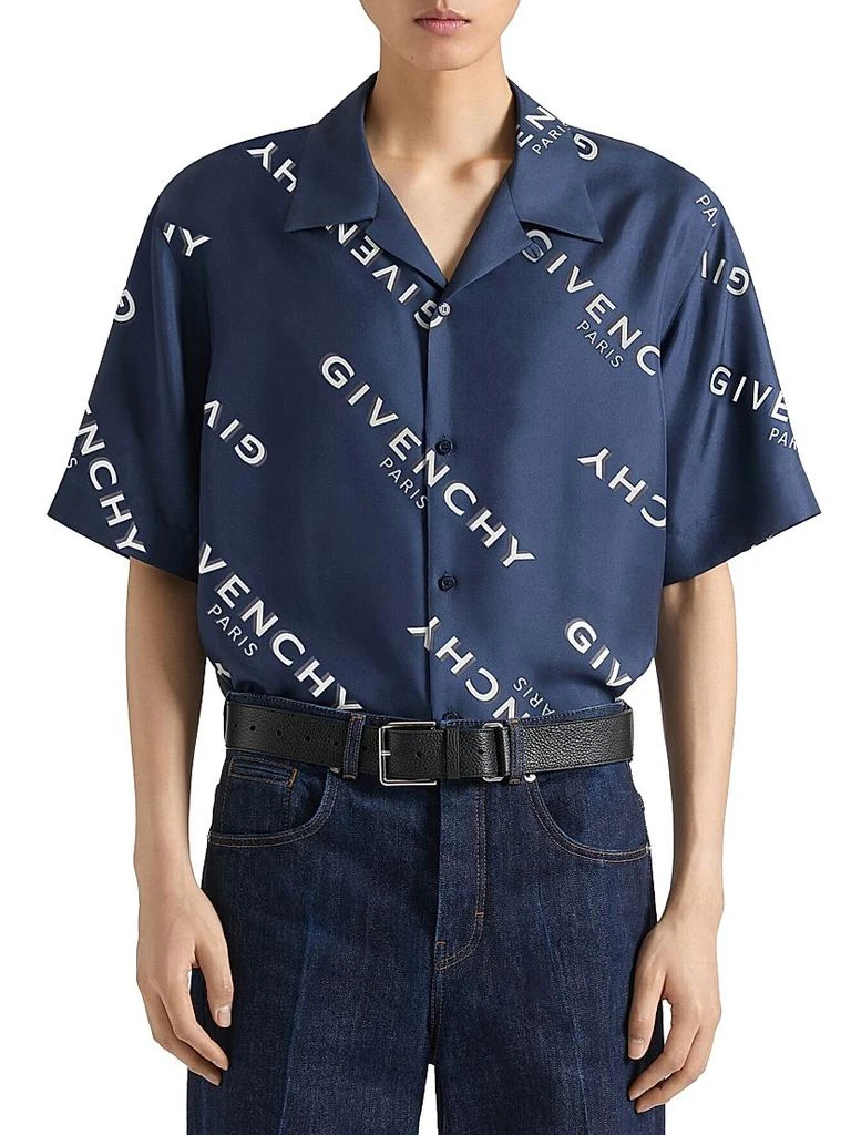 Givenchy Shadow Printed Shirt in Silk 3