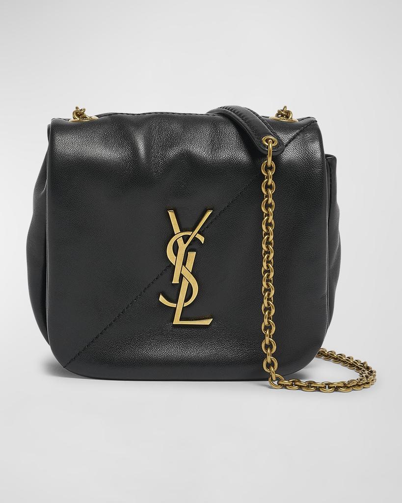【関税&送料込】Saint Laurent Mud Shearling Jamie Small Shou Saint Laurent Jamie Small YSL Shoulder Bag in Lamb Shearling
