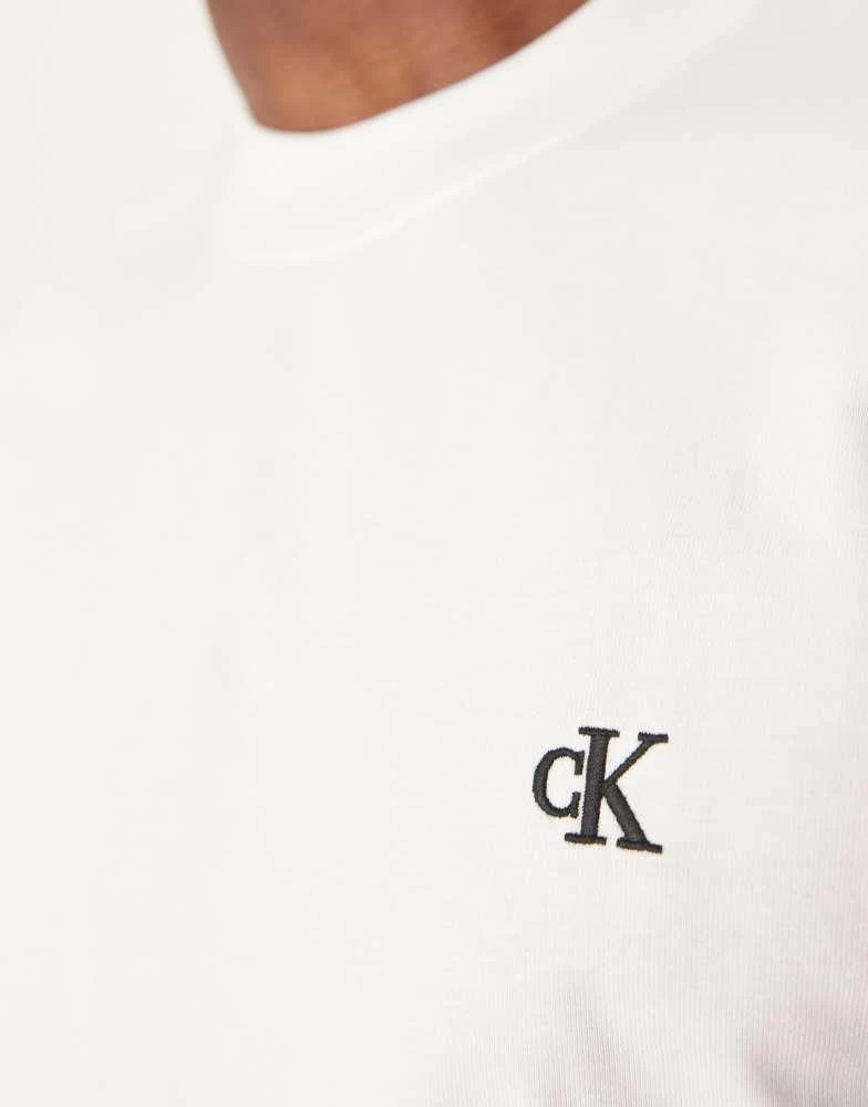 Calvin Klein Calvin Klein Jeans premium heavyweight t-shirt in white 2