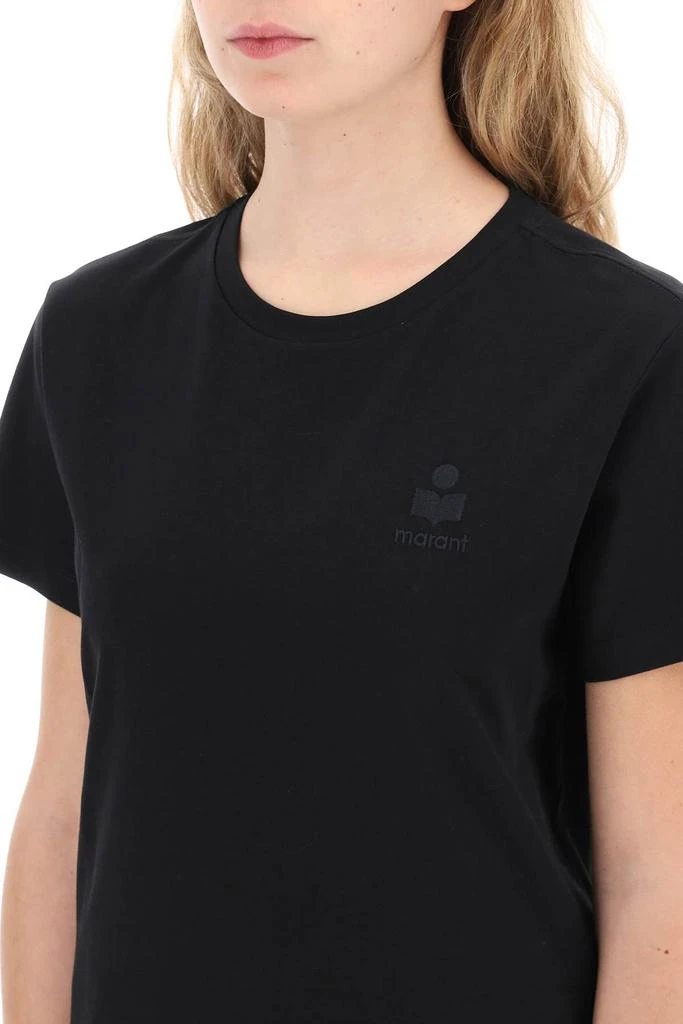 Isabel Marant BLACK COTTON ABY T-SHIRT 4