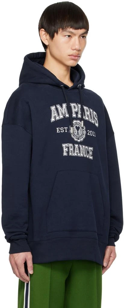 AMI Navy 'Ami Paris France' Hoodie 2