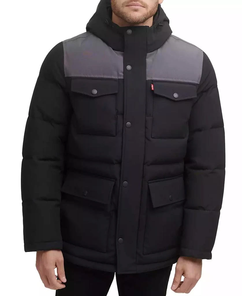 Levi's Levi’s® Men's Quilted Four Pocket Parka Hoody Jacket 2
