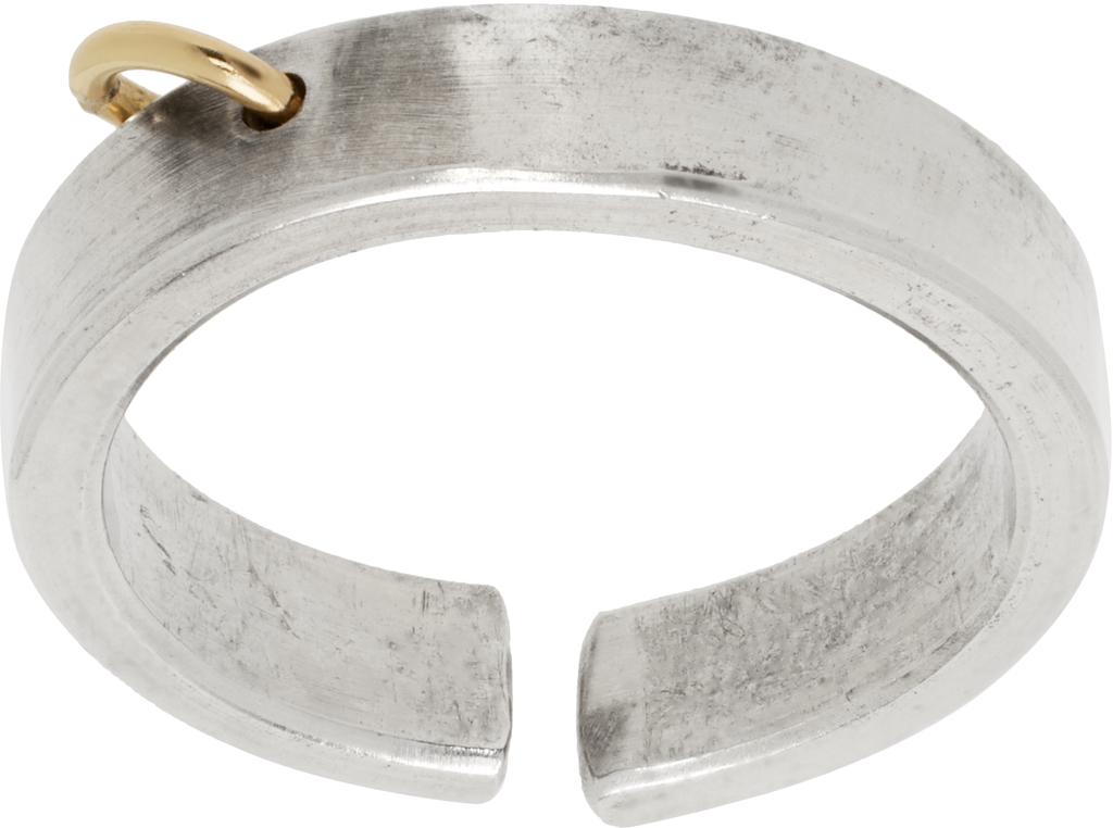 Title of Work Silver 
Gold Mixed Metal Ring