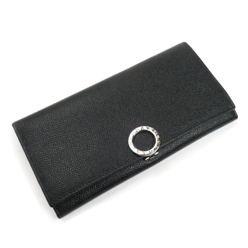 BVLGARI Leather Long Wallet (Bi-Fold) (Pre-Owned)