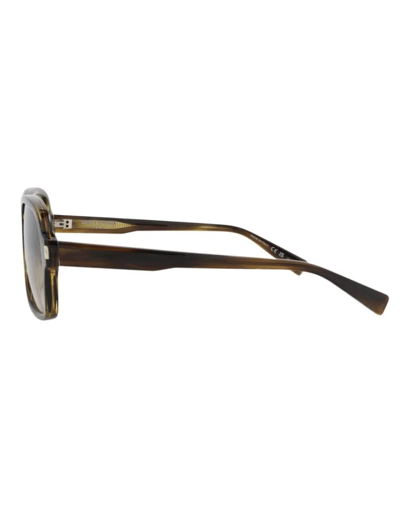 Yves Saint Laurent Aviator-Frame Recycled Acetate Sunglasses 3