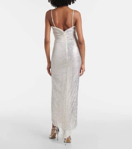 Jacques Wei Sequined slip dress 3