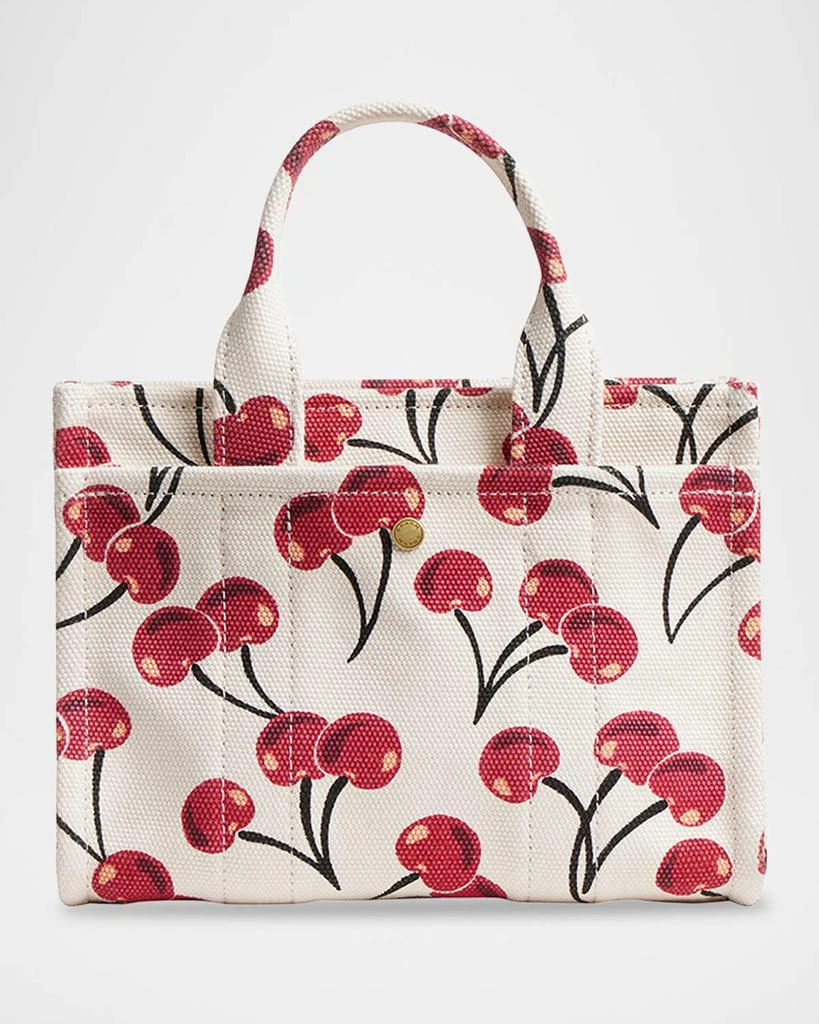 Coach Cargo 20 Cherry Printed Canvas Tote Bag 3