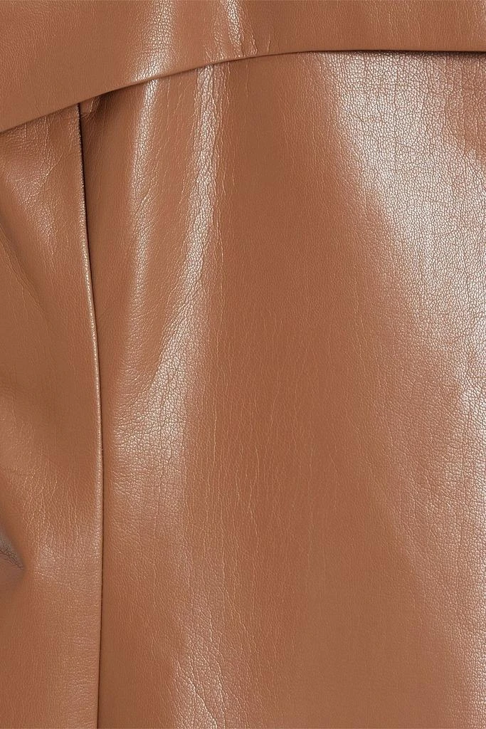 Alice + Olivia Kelly faux leather mini dress 4