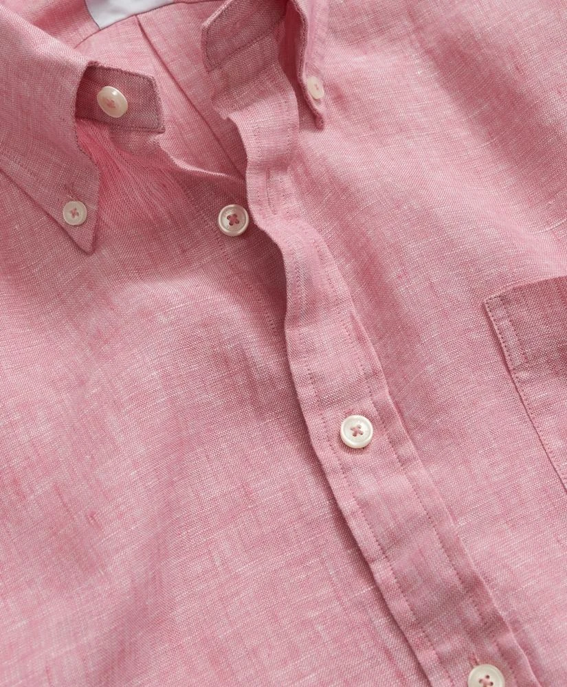 Brooks Brothers Irish Linen Short-Sleeve Sport Shirt 2