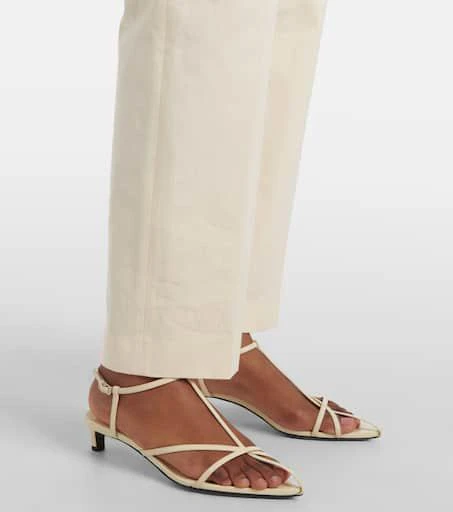 Jil Sander Cropped cotton straight pants 5