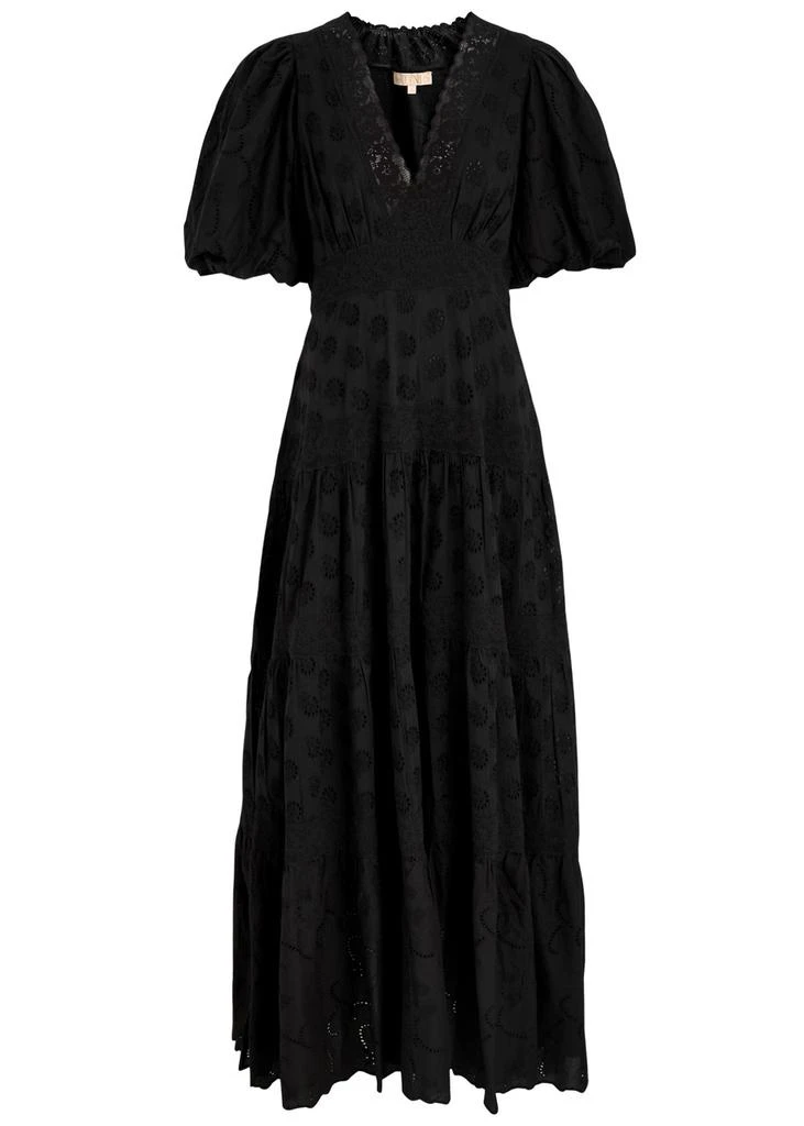 BYTIMO Embroidered cotton maxi dress  1