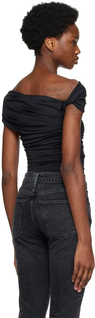 AGOLDE Black Hilma Bodysuit 3