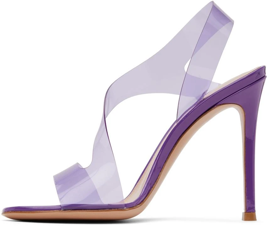 Gianvito Rossi Purple Metropolis 105 Heeled Sandals 3