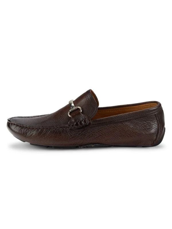 Saks Fifth Avenue Leather Bit Driving Loafers 4