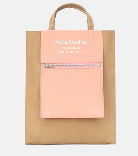 Acne Studios Medium leather-trimmed nylon tote 1