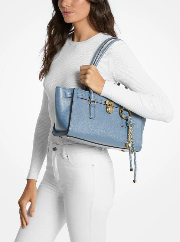 Michael Kors Hamilton Moderne Small Leather Satchel 3