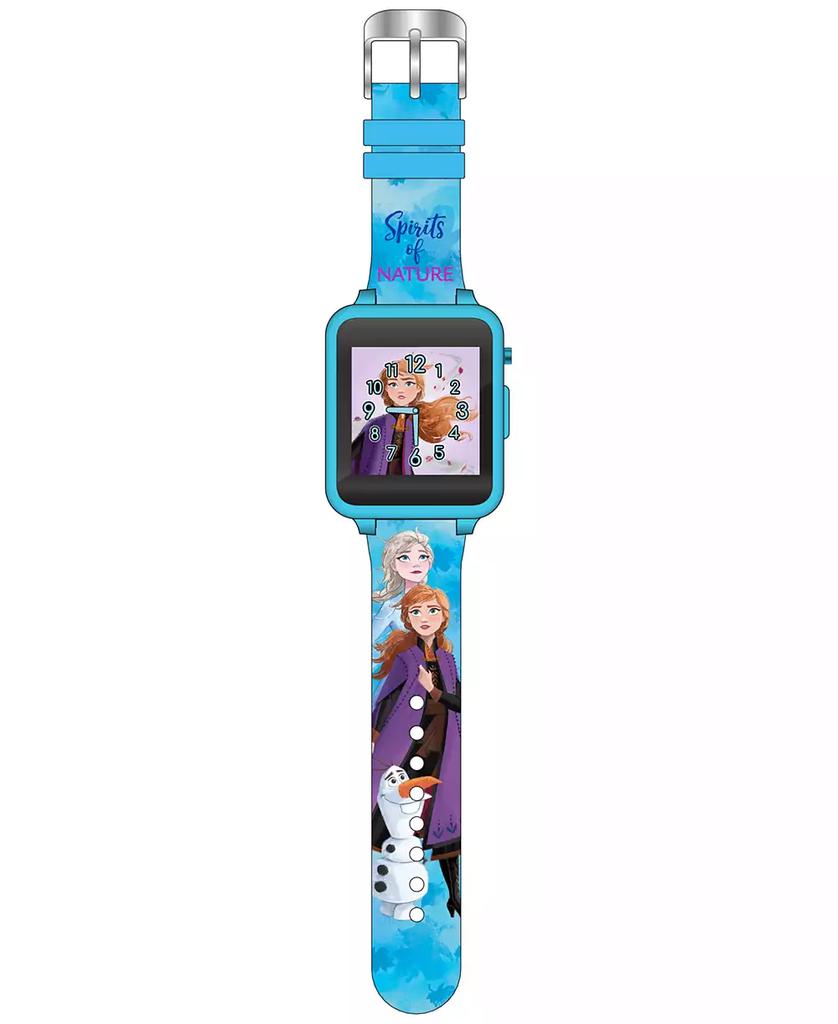 Accutime Kid's Frozen 2 Blue Silicone Strap Touchscreen Smart Watch 46x41mm