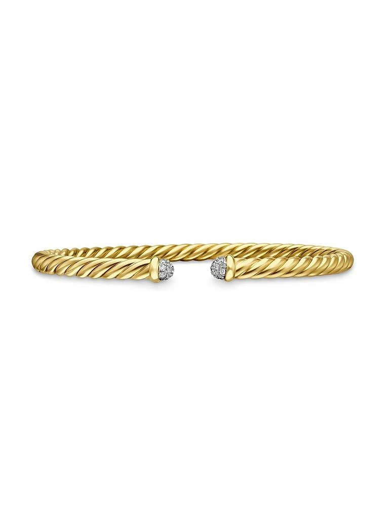 David Yurman Cable Flex Bracelet in 18K Yellow Gold