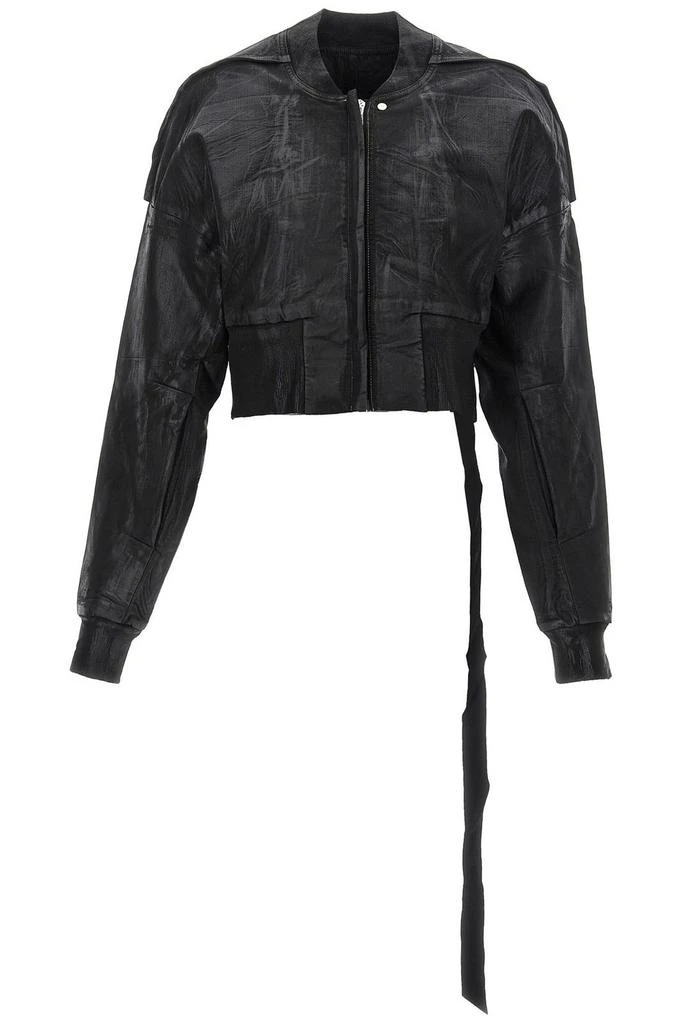 Rick Owens Rick Owens DRKSHDW Cropped Zipped Bomber Jacket from Cettire