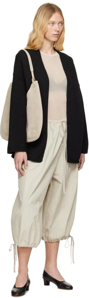 LAUREN MANOOGIAN Off-White Cinch Trousers 4