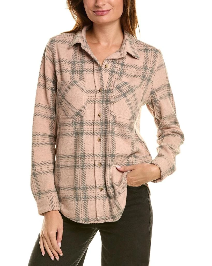 beachlunchlounge Sally Brushed Flannel Shirt 1