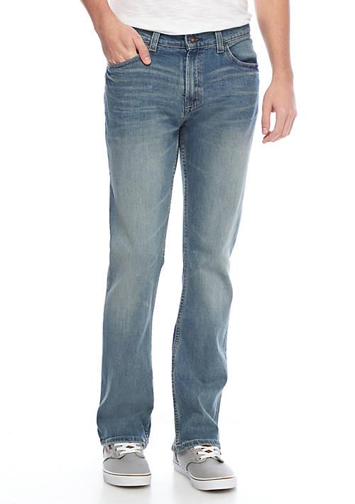 TRUE CRAFT Craft Boot Cut Heritage Stretch Jeans