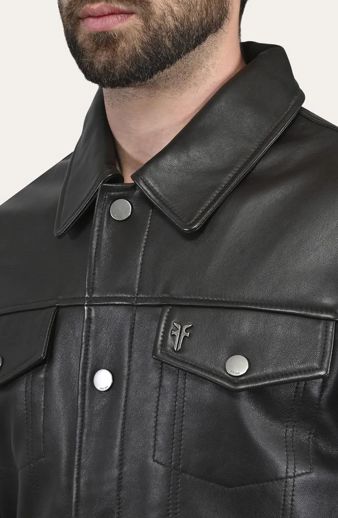 Frye Leather Trucker Jacket 3
