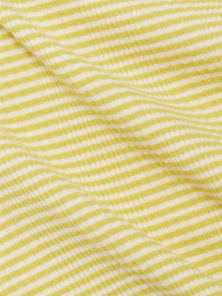 Splendid Selena Striped Rib-Knit T-Shirt 7