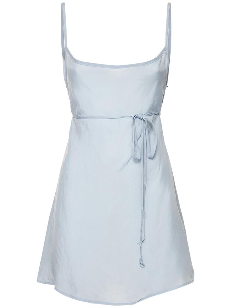 Anemos The Km Japanese Cupro Mini Dress
